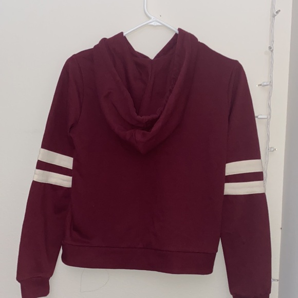 Forever 21 Burgundy Jacket - Picture 3 of 3